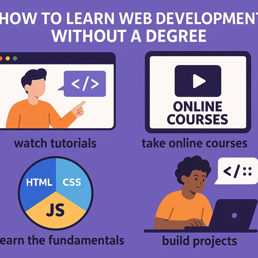 How to Learn Web Development Without a Degree web development without degree
